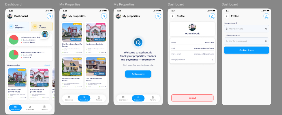 EZRentals — Rental App